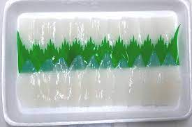Squid sushi slice